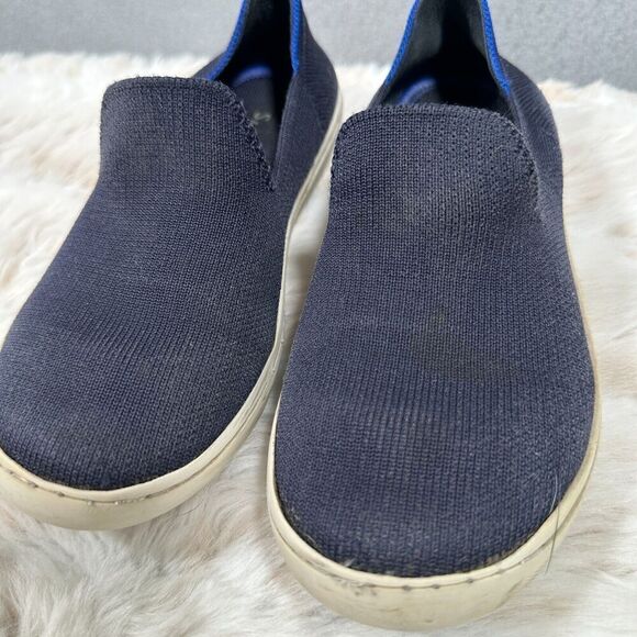 Rothy’s Sneakers Kids 2 Navy Blue Slip On Casual - Picture 3 of 9